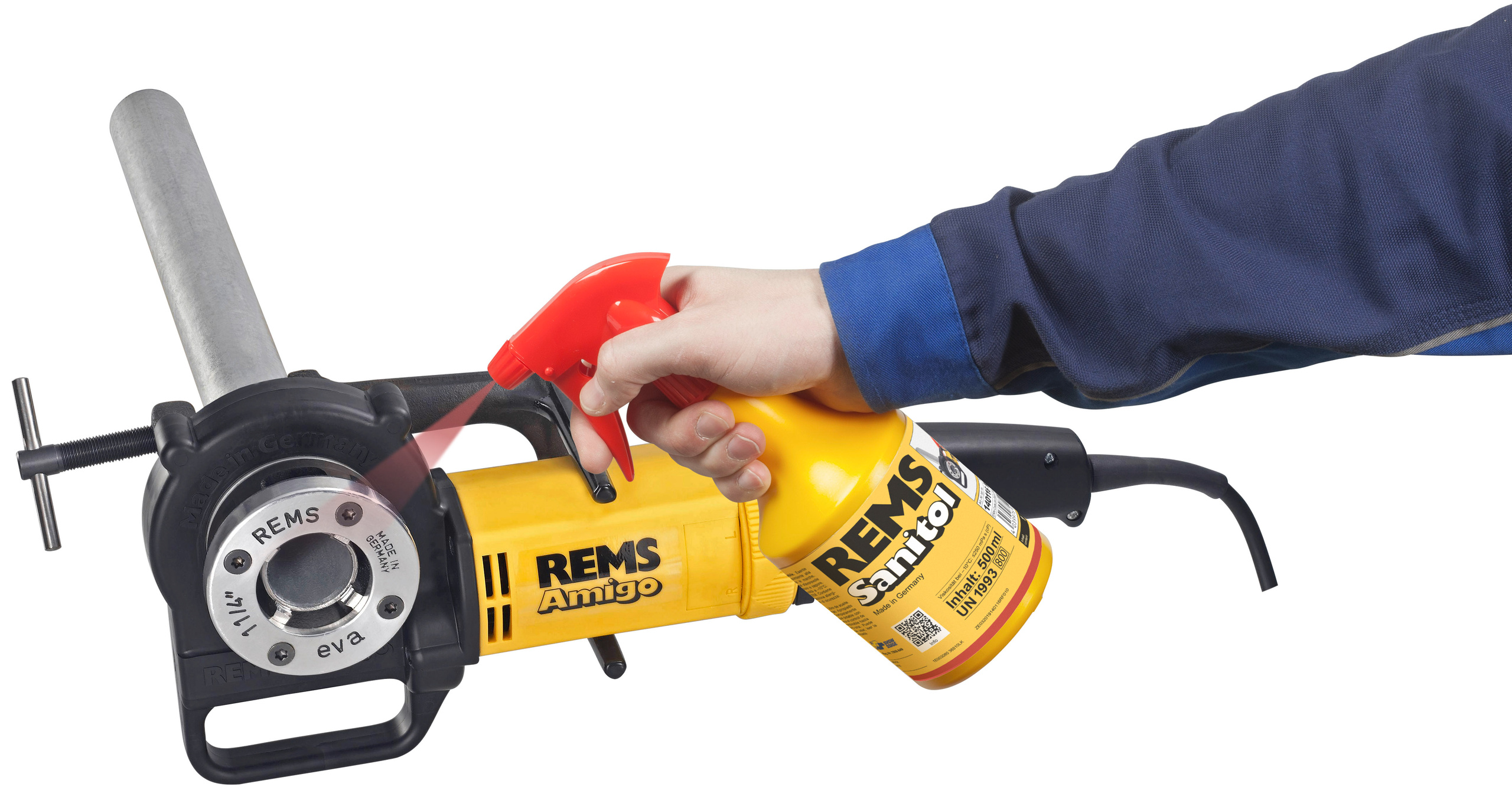 Резьбонарезное масло Rems Sanitol, пульверизатор 500 мл (140116 R)