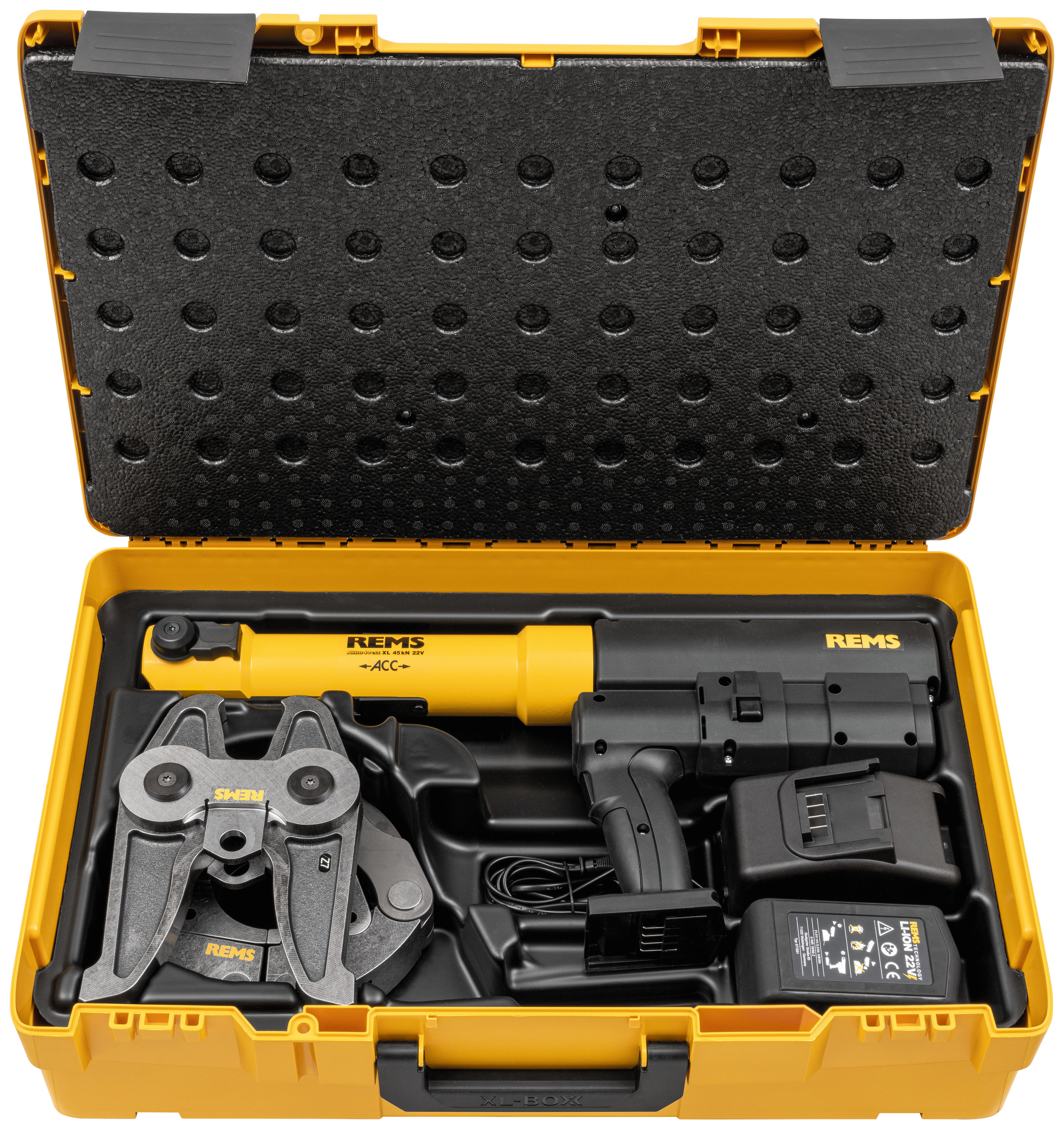 Аккумуляторный пресс REMS 45кН 22В ACC Базовый пакет L-Boxx (579011 R220)