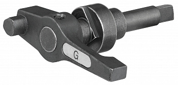 Закрывающий рычаг G цилиндрическая трубная, правая резьба, 751060 R90