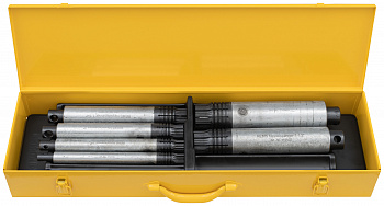 Набор цанговых зажимов для коротких труб REMS Nippelspanner 1/2 + 3/4 + 1 + 1 1/4 + 1 1/2 + 2" (110621 R)