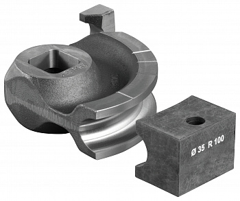 Сегмент и упор для трубогиба - 35 мм - для трубогиба "Курво 50" радиус гибки 100 мм, 581500