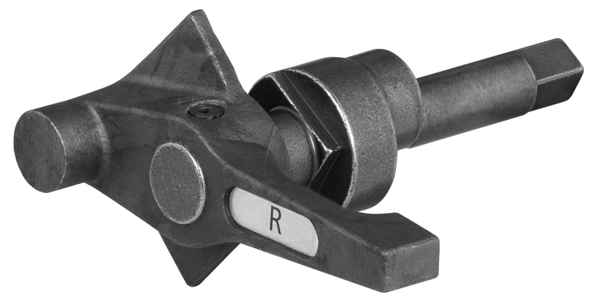 Закрывающий рычаг R коническая,трубная, правая резьба, 751040 R90