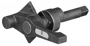 Закрывающий рычаг R коническая,трубная, правая резьба, 751040 R90