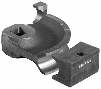 Сегмент и упор для трубогиба - 50 мм Сталь - для трубогиба "Курво 50" - радиус гибки 135 мм, 581540