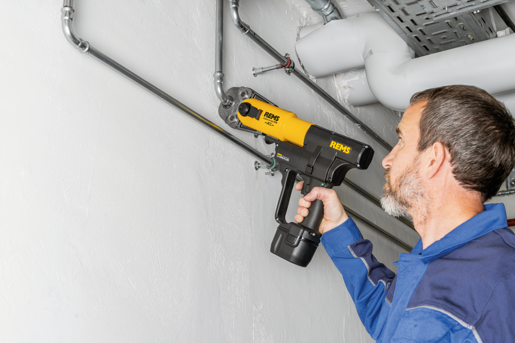 Аккумуляторный радиальный пресс Akku - Press 14V ACC привод, 571004 R14