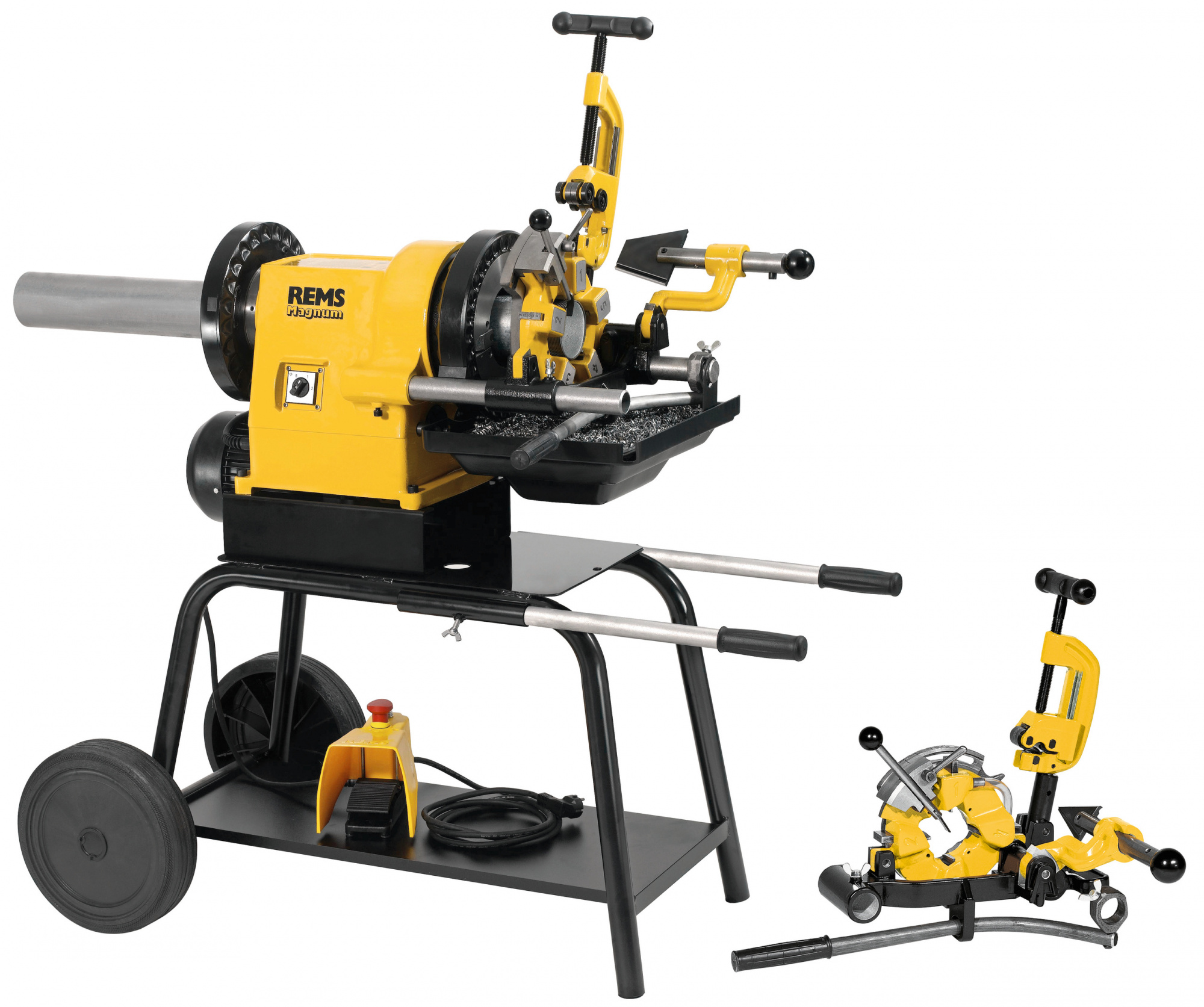 Резьбонарезной станок REMS Магнум 3010 L-T, R 1/2-3 (380310 R220)