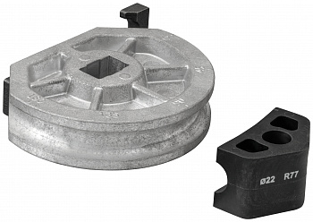 Сегмент и упор для трубогиба - 22 мм - радиус гибки 77 мм, 581460