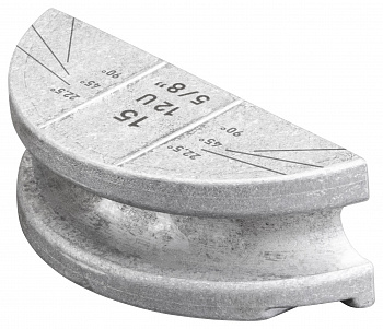 Сегмент гибочный Ø15, 12U, 5/8", R55, А (153531 R)