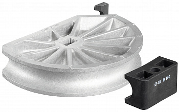 Сегмент и упор для трубогиба - 40 мм - радиус гибки 140 мм, 581330