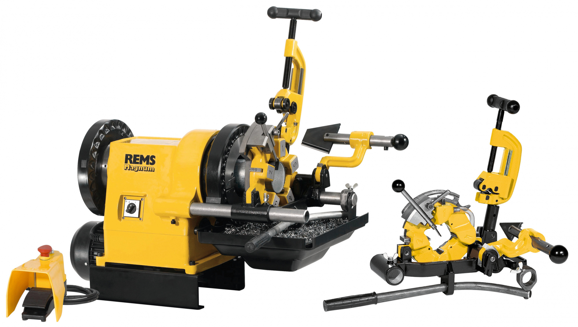 Резьбонарезной станок REMS Магнум 3010 L-T, R 1/2-3 (380310 R220)