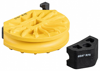 Сегмент и упор для трубогиба - 3/4" - радиус гибки 75 мм, 581230