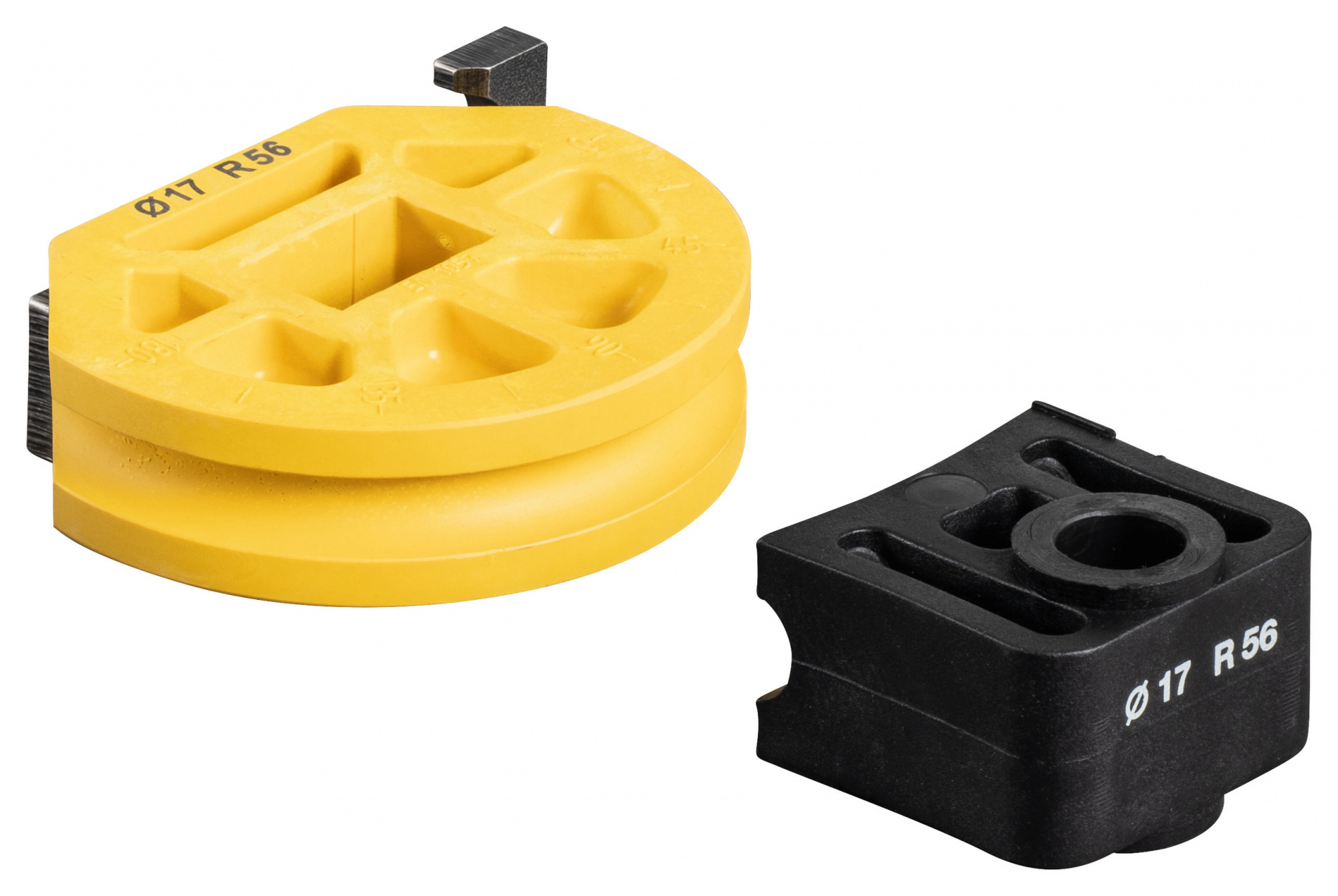 Сегмент и упор для трубогиба - 17 мм - радиус гибки 56 мм, 581110