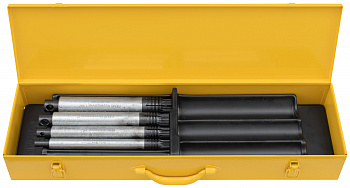 Набор цанговых зажимов для коротких труб REMS Nippelspanner 1/2 + 3/4 + 1 + 1 1/4" (110620 R)