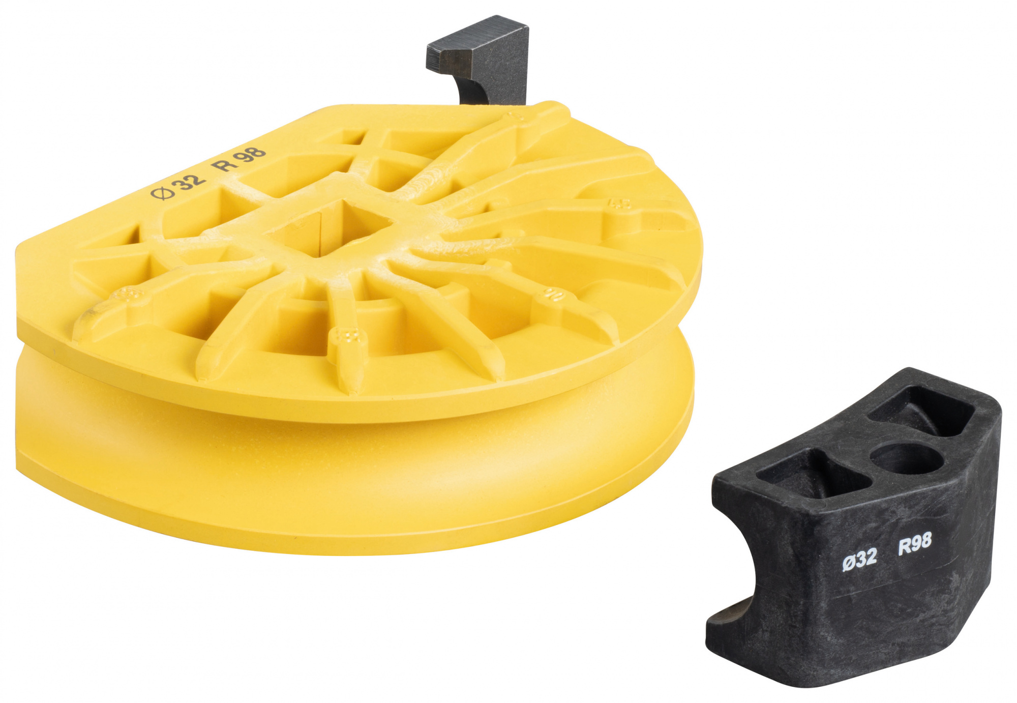 Сегмент и упор для трубогиба - 32 мм - радиус гибки 98 мм, 581280