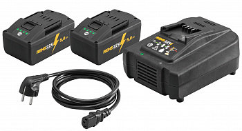 REMS Power Pack 22 V5,0 Ач + 5,0 Ач + 290 Вт (571593 R220)