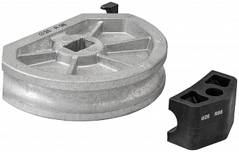 Сегмент и упор для трубогиба - 26 мм - радиус гибки 98 мм, 581270