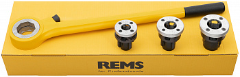 Клупп REMS EVA, набор для трубной резьбы R 1/2 + 3/4 + 1 (520004)