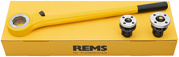 Клупп REMS EVA, набор для трубной резьбы R 1/2 + 3/4 (520008)