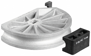 Сегмент и упор для трубогиба - 35 мм - (1.3/8") - радиус гибки 140 мм, 581350
