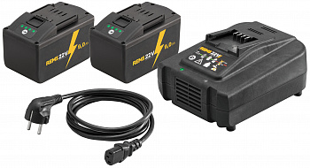 REMS Power Pack 22 В9,0 Ач + 9,0 Ач + 290 Вт (571594 R220)