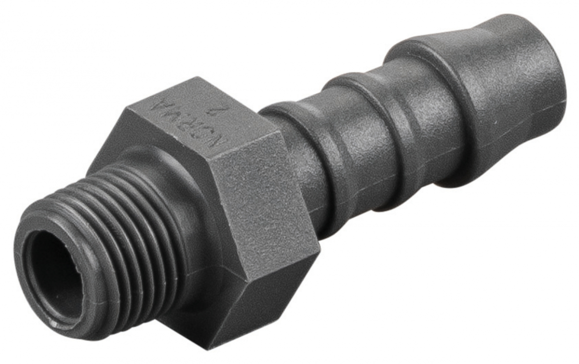 Штуцер прямой пластиковый, 045073