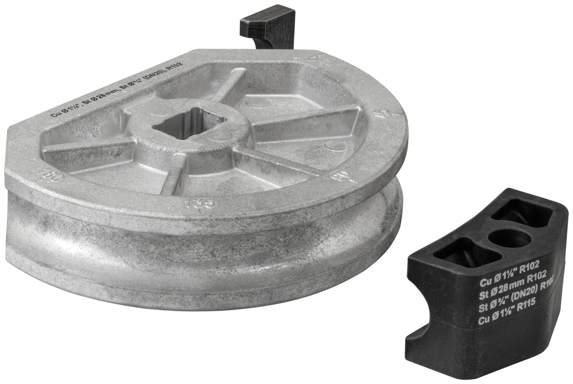 Сегмент и упор для трубогиба - 1.1/8" (28,6)мм - радиус гибки 102мм, 581260