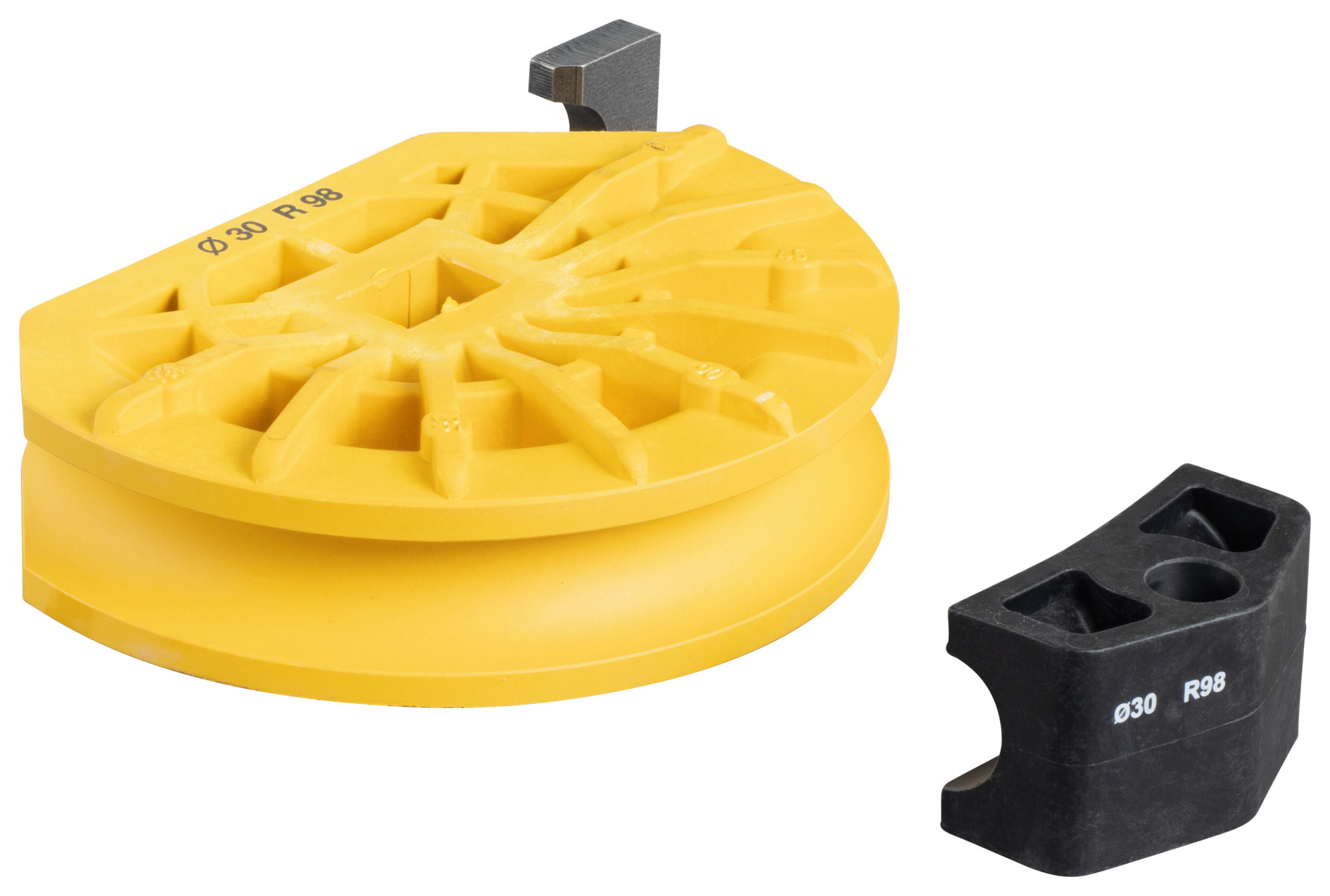 Сегмент и упор для трубогиба - 30 мм - радиус гибки 98 мм, 581150