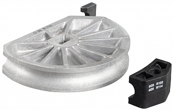 Сегмент и упор для трубогиба - 28 мм - радиус гибки 114 мм, 581310