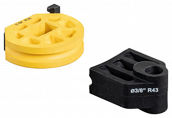 Сегмент и упор для трубогиба - 3/8" (9,5 мм) - радиус гибки 43 мм, 581200