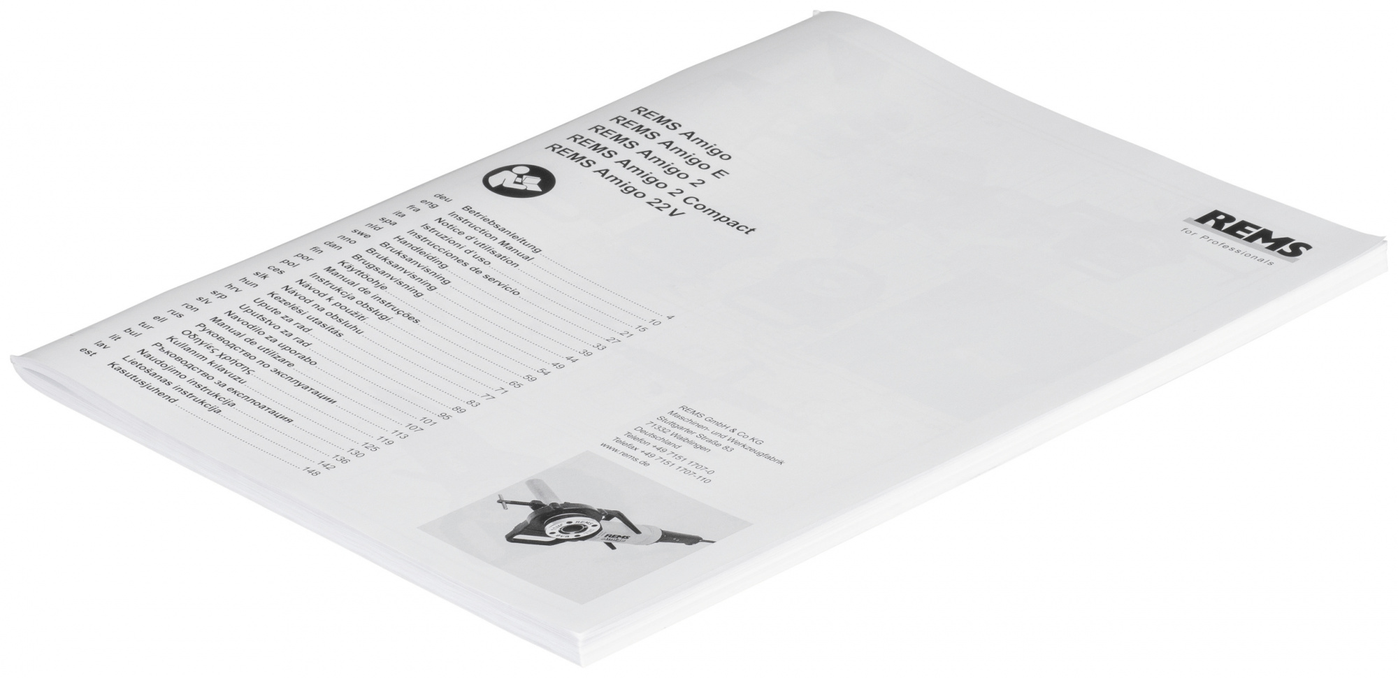 REMS Амиго инструкция по эксплуатации (536003 R)
