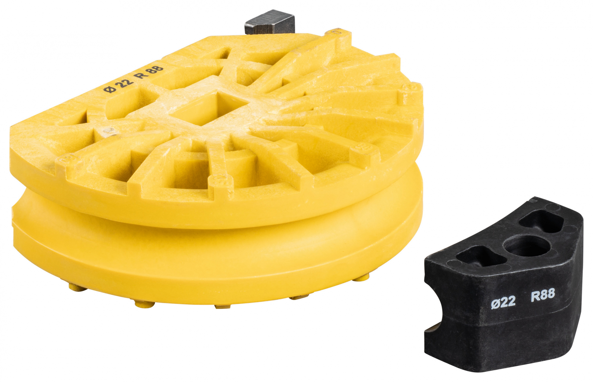 Сегмент и упор для трубогиба - 22 мм - радиус гибки 88 мм, 581470